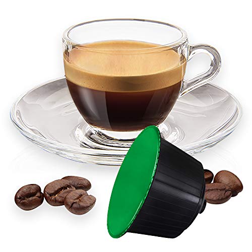 Note D'Espresso - Cápsulas de café "Espresso Bar" Exclusivamente Compatibles con cafeteras de cápsulas Nescafé* y Dolce Gusto* 7 g (caja de 96 unidades)