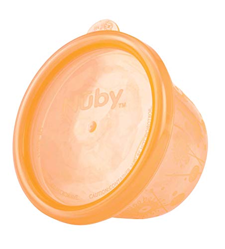 Nuby ID91161A - Pack 6 vasos para congelador en bolsa, 120 ml, 3+ m