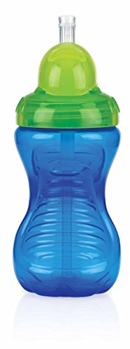 Nuby ID9929 - Vaso con pajita, 12+ m, 300 ml