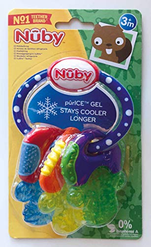 NUBY Llaves de dentición refrigerantes con pureICE Gel