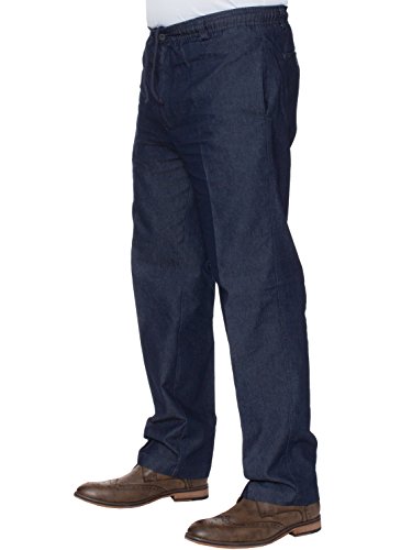 NUEVO Carabou hombre estilo informal formal Rugby Pantalones Con Cintura Elástica Tallas 32-60