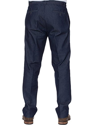 NUEVO Carabou hombre estilo informal formal Rugby Pantalones Con Cintura Elástica Tallas 32-60