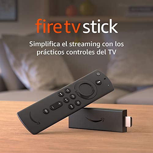 Nuevo Fire TV Stick con mando por voz Alexa (incluye controles del TV), sonido Dolby Atmos, modelo de 2020