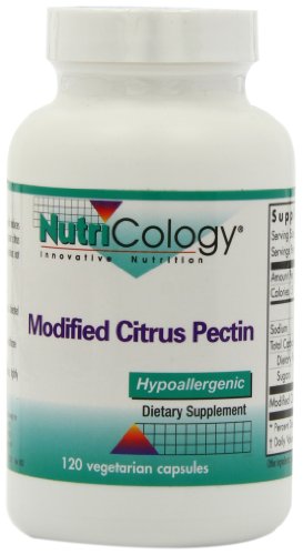 Nutricology Modified Citrus Pectin, Vegicaps, 120-Count