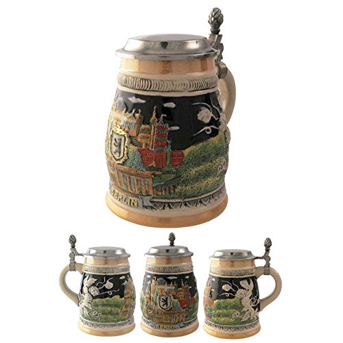 Official Jarra Decorativa de Cerveza Alemana Ceramica Berlin 700 ML