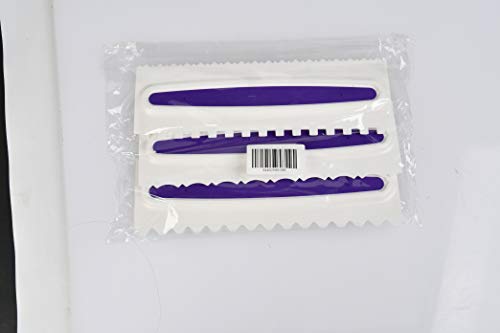 OFNMY 3pcs Raspador para Tartas de Pasteles para Decoración de Bordes, Herramienta de Bricolaje, Espátulas de Crema y Azúcar