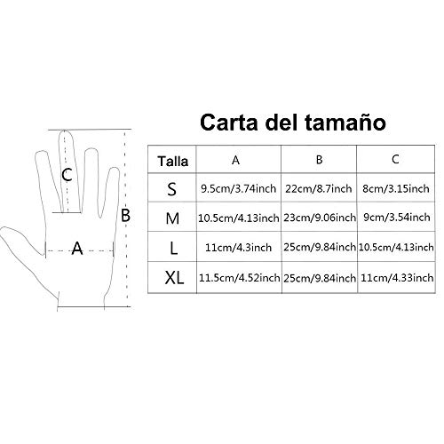 OKAWADACH Guantes Anticorte, Guante Carnicero Guante De Carnicero Malla Guante Malla Metálica Carnicero Guante De Color Azul Talla M Nivel 5 (M)