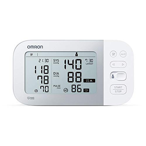 OMRON Healthcare X7 Smart Monitor de Tensión Arterial, Con Manguito Inteligente, Bluetooth y AFIB