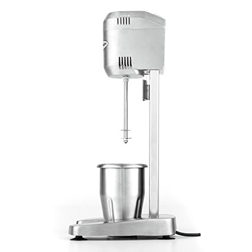 oneConcept DM-B - Bar-Mixer, Mezclador de bebidas, Mini-vaso mezclador, Batidos, Potencia 400 W, Hasta 16.000 rpm, 650 ml de capacidad, Vaso de acero inoxidable, Plateado