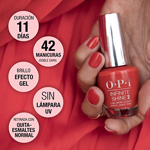 OPI Infinite Shine - Esmalte de Uñas Semipermanente a Nivel de una Manicura Profesional, 'Dulce De Leche' Color Marrón - 15 ml