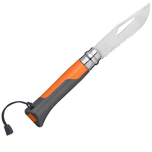 Opinel O001577 Cuchillo N°08, Naranja, M