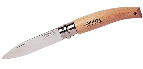 Opinel O133080 Caja Individual Cuchillo de Jardín N°08, Acero Inoxidable, marrón, M