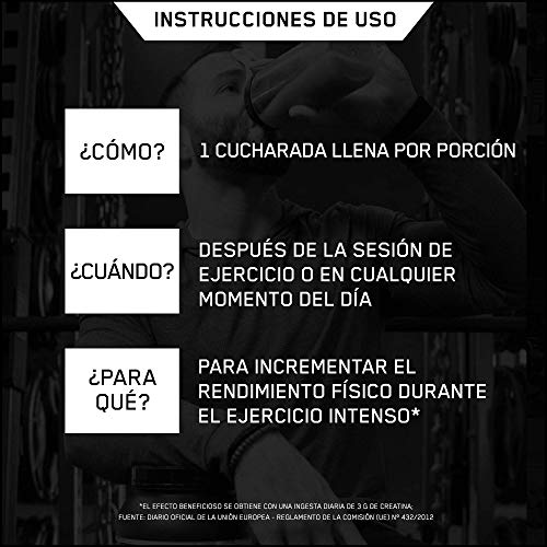 Optimum Nutrition ON Creatina Monohidrato Micronizada, Creatine en Polvo, Suplementos Deportivos para Musculacion, Sin Sabor, 88 Porciones, 317g