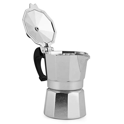 Orbegozo KF 200 KF200-Cafetera, 2 Tazas, Aluminio