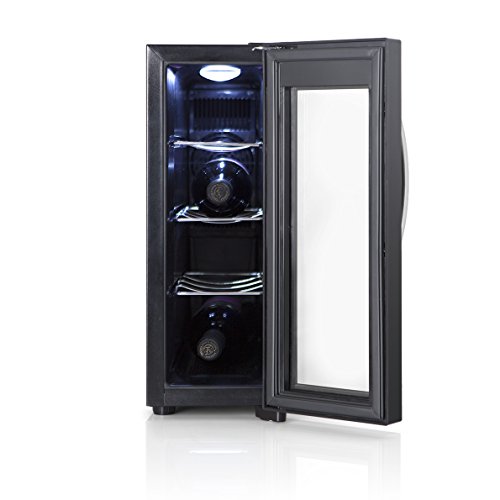 Orbegozo VT 415 Vinoteca 4 Botellas, 13 litros, Negro