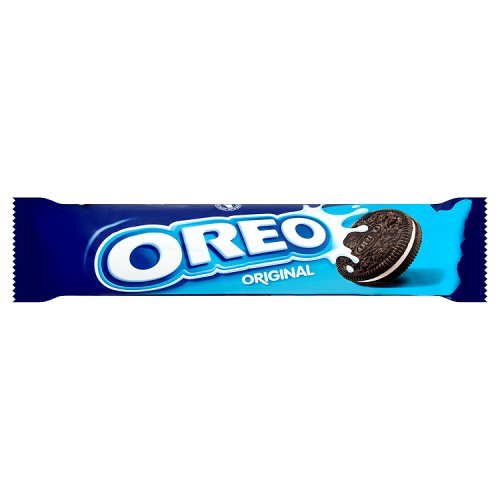 Oreo galleta de cacao rellena de crema sabor vainilla 154 gr. [Pack 16]