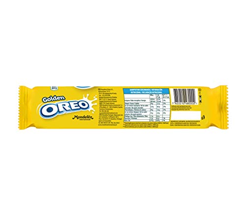 Oreo Golden - Galletas de Vainilla Rellenas de Crema - 1 Paquete de 154 g