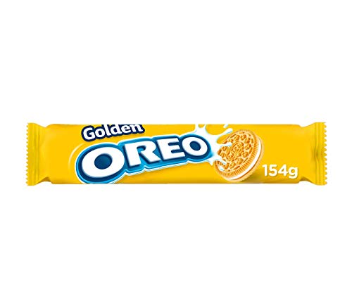 Oreo Golden - Galletas de Vainilla Rellenas de Crema - 1 Paquete de 154 g