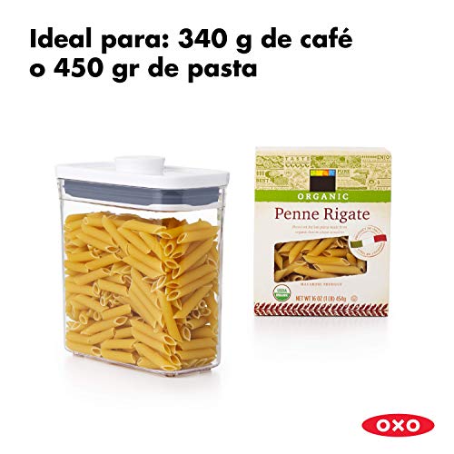 OXO Good Grips POP Contenedor – Almacenamiento hermético y apilable de alimentos - 1,1 l para pasta y mucho más