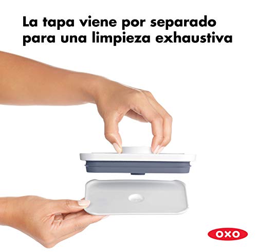 OXO Good Grips POP Contenedor – Almacenamiento hermético y apilable de alimentos - 1,1 l para pasta y mucho más