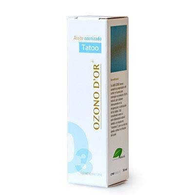 OZONO DOR. Aceite Ozonizado para Tatuaje, Protege contra la Irritación, es Antimicrobiano, Cicatrizante, es Anti-inflamatorio y Analgésico 30 ML, Tattoo