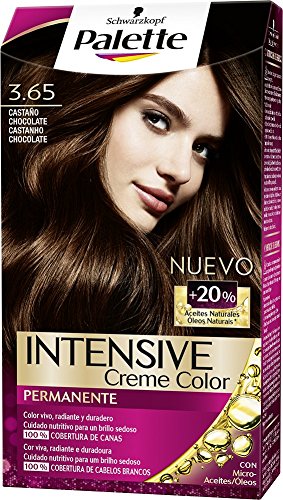 Palette Intense - Tono 3.65 Castaño Medio Chocolate - 2 uds - Coloración Permanente - Schwarzkopf