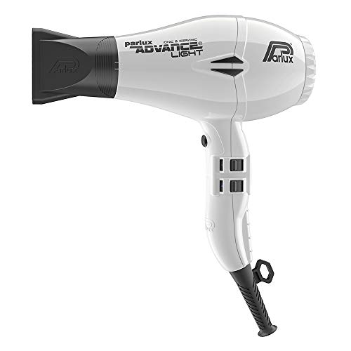 Parlux Advance Light - Secador de pelo ionico, Blanco