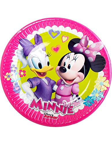 Party Fiesta 8 Platos Minnie Mouse Rosa 20 Cm