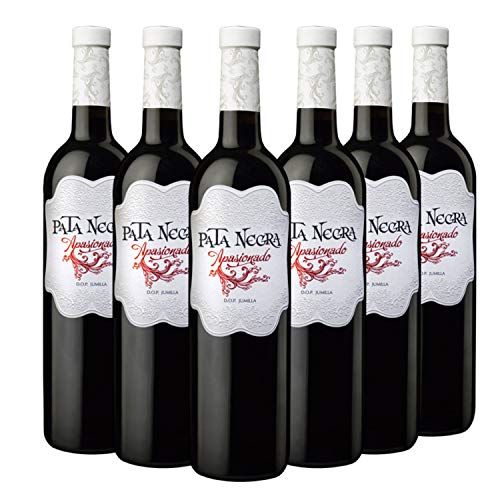 Pata Negra Apasionado Vino Tinto D.O Jumilla - Pack de 6 Botellas x 750 ml