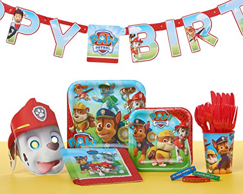 Paw Patrol - Set de cumpleaños: guirnalda para fiestas (Amscan International 670422)