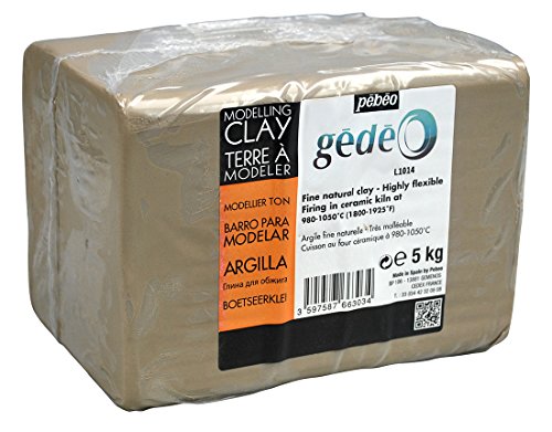 Pébéo Gede 766303 - Arcilla para cocer al horno, blanco, 5 kg, 1 paquete