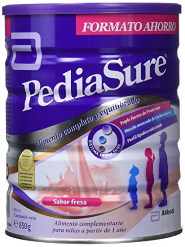 PediaSure - Complemento Alimenticio para Niños con Proteínas, Vitaminas y Minerales, Sabor Fresa - 850 gr [versión antigua]