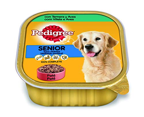 Pedigree Tarrina de Comida Húmeda para Perros Adultos, Sabor Ternera y Aves (Pack de 20 x 300g)