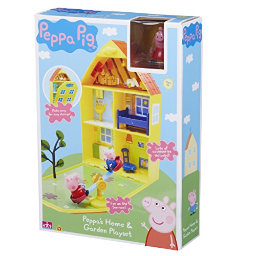 Peppa Pig 06156 - Maletín de Juego Casa y jardín de Peppa