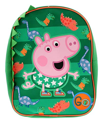 Peppa Pig George Mochila Bolsas y accesorios Material sintético Niños Bolsas Verde/Multi, color Verde, talla Talla única