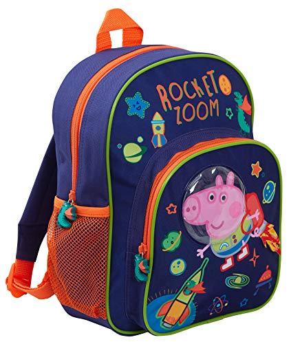 Peppa Pig George Pig - Mochila 3D de lujo para niños, Mochila