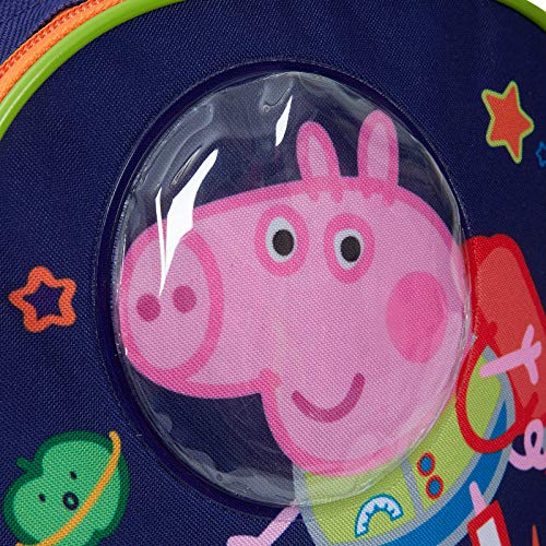 Peppa Pig George Pig - Mochila 3D de lujo para niños, Mochila