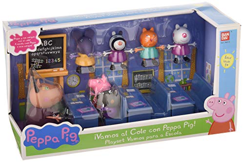 Peppa Pig - Playset Vamos al Cole