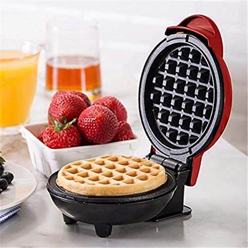 per Gofreras Eléctricas para Hacer Gofres Cake Pops Sandwichera Mini Dormidorio Casa 350w Máquinas para Hacer Desayuno