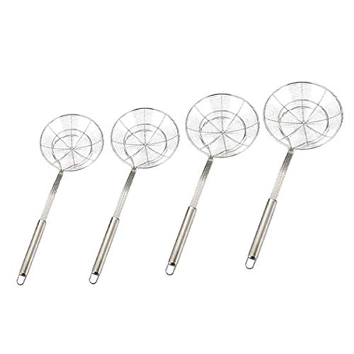 PETSOLA Freír Skimmer Strainer Cuchara Cuchara/Pakora/Falafel Maker - 14cm