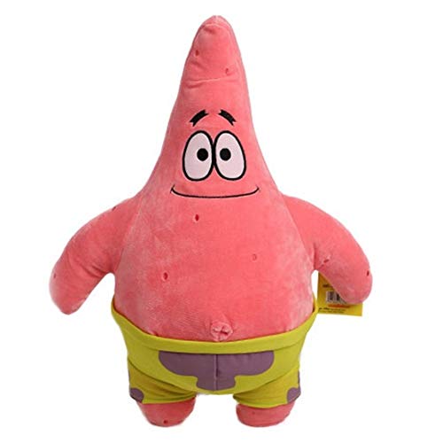 PFW El tamaño Grande Bob Esponja Patricio Estrella Juguetes de Felpa Linda del Animado muñeca rellena for Girlfirend Regalo de los niños Suave ( Color : Patrick Star , Height : About 30cm 35cm )