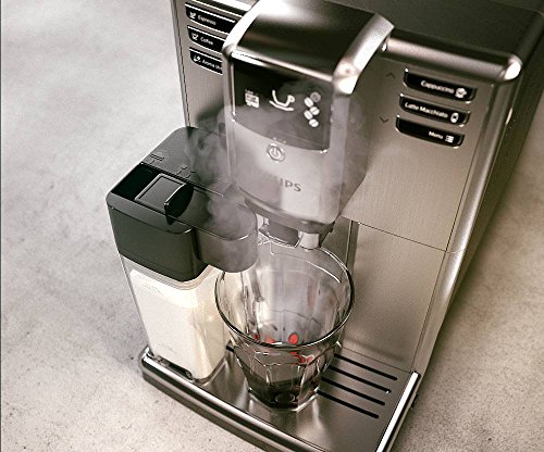 Philips 5000 Serie ep5365/10 – Cafetera automática (recipiente para leche integrado, Acero inoxidable frontal)