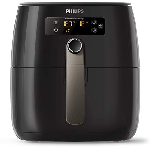 Philips Avance Collection HD9741/10 - Freidora (Freidora baja en grasa, 0,8 kg, TurboStar, 0,5 h, 60 min, Doble)