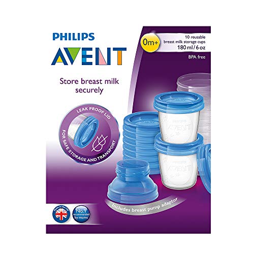 Philips Avent - Vaso con boquilla para alimentación infantil, color azul (SCF618/10)