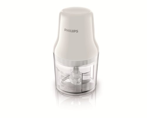 Philips Daily HR1393/00 - Picadora, 450 W, 0.7 L, Blanco / Transparente