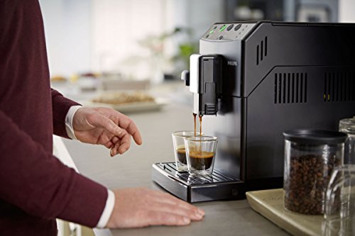 Philips Serie 3000 Cafetera HD8829/01- Máquina de café espresso automática con función para preparar un cappuccino