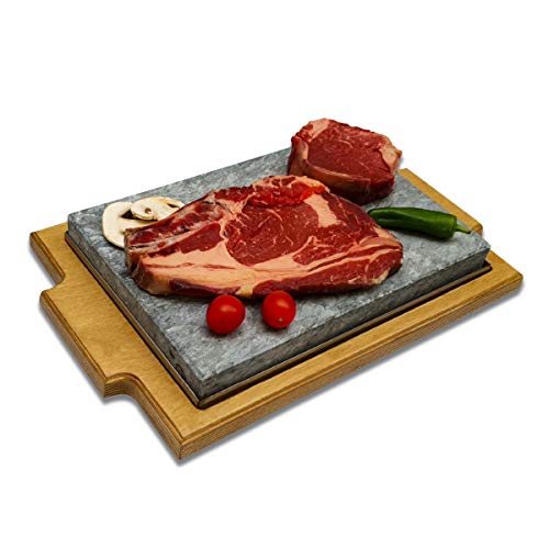 Piedra para Carne de 20x30 Modelo Bandeja Roble