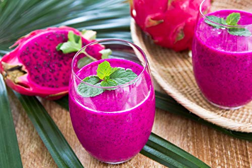 Pink Pitaya - Polvo liofilizado de pitahaya roja - Vegano - Sin gluten - Colorante alimentario rosa natural - Peso neto: 50g