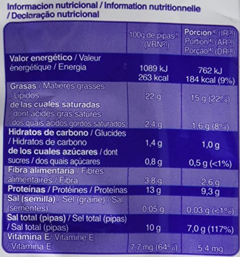 Pipas G - Con Sal - Semillas de girasol tostadas - 165 g