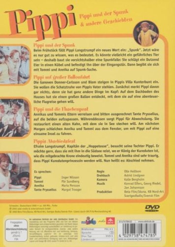 Pippi Langstrumpf - (3) Pippi und der Spunk & andere Geschichten [Alemania] [DVD]